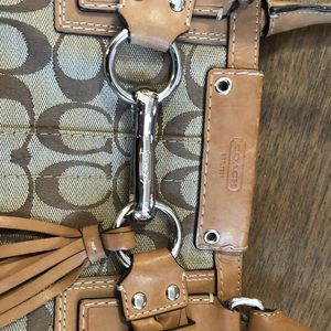 Coach Bags - Coach bag tan with cute buckle Coach Bags - Coach bag tan with cute buckle